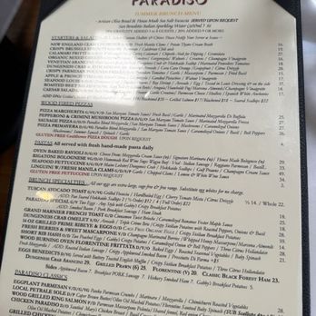 Paradiso Restaurant - Menu - Italian Near Me - San Leandro, California Paradiso Restaurant - Menu - Italian Near Me - San Leandro, California