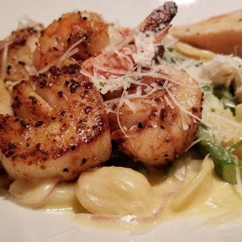 Pappadeaux Seafood Kitchen - Shrimp & Scallop Orecchiette Pasta with jumbo lump crab & asparagus in a creamy parmesan vodka sauce - Seafood Near Me - Phoenix, Arizona Pappadeaux Seafood Kitchen - Shrimp & Scallop Orecchiette Pasta with jumbo lump crab & asparagus in a creamy parmesan vodka sauce - Seafood Near Me - Phoenix, Arizona