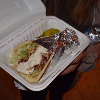 Shrimp Falafel Mix - Chicken Shawarma, definitely would recommend - Food Trucks Near Me - Oakland, California Shrimp Falafel Mix - Chicken Shawarma, definitely would recommend - Food Trucks Near Me - Oakland, California