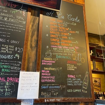 Mama Fina's - 4/10/22: menu - Filipino Near Me - New York, New York