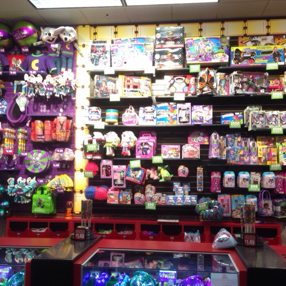 Chuck E. Cheese - Wall of cheap plastic prizes! - Pizza Near Me - Lawton, Oklahoma Chuck E. Cheese - Wall of cheap plastic prizes! - Pizza Near Me - Lawton, Oklahoma