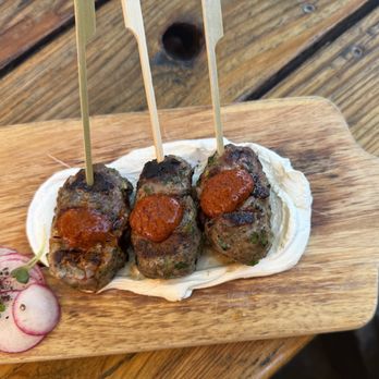 Ojai Rotie - Lamb Kafta - French Near Me - Ojai, California Ojai Rotie - Lamb Kafta - French Near Me - Ojai, California