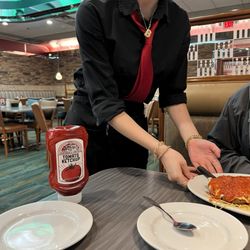 Pandora Diner - Empty ketchup bottle left just for us