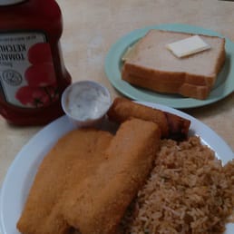 Golden Star Special- 2 Pc Fried Fish W/fried Rice & Egg Roll