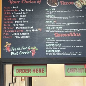 Alchile Mexican Grill - July 2026 menu - Mexican Near Me - West Bloomfield Township, Michigan