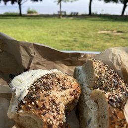 Everything Bagel with Jalapeno Cream Cheese Everything Bagel with Jalapeno Cream Cheese