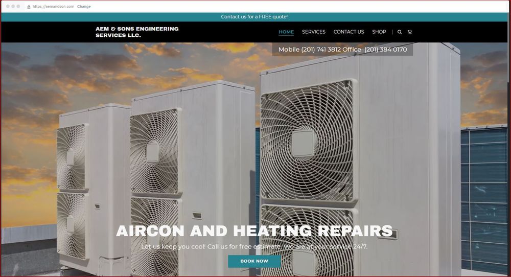 Slide of AEM And Sons Engineering Services