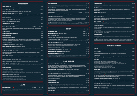 Menu photo 2 Silver Chopsticks Toronto, ON