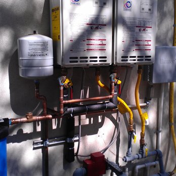 Whyte Plumbing - Double Takagi Tankless Installation With recirculating Syatem 5 bathrooms - Plumbing Near Me - Northridge, California