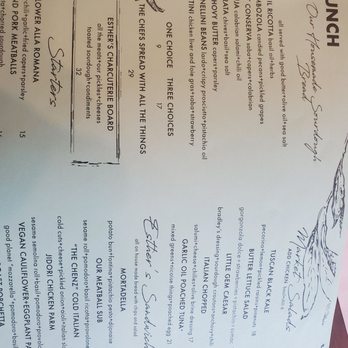 Esther's Kitchen - Menu - Italian Near Me - Las Vegas, Nevada Esther's Kitchen - Menu - Italian Near Me - Las Vegas, Nevada