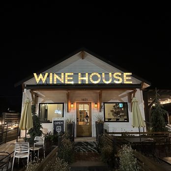 Wine House - the front of the restaurant at night - Wine Bars Near Me - Coeur d'Alene, Idaho Wine House - the front of the restaurant at night - Wine Bars Near Me - Coeur d'Alene, Idaho