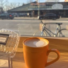 Latte with a hint of spice