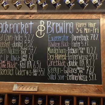 Backpocket Brewing - Breweries Near Me - Coralville, Iowa