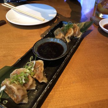 Roka Akor - Chicago - Wagyu beef and kimchi dumplings - Sushi Bars Near Me - Chicago, Illinois Roka Akor - Chicago - Wagyu beef and kimchi dumplings - Sushi Bars Near Me - Chicago, Illinois