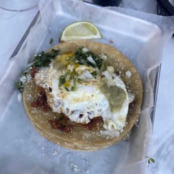 Taco Borracho - Chorizo con huevó taco $5 and I would have devoured 5 more. - Tacos Near Me - Grand Rapids, Michigan Taco Borracho - Chorizo con huevó taco $5 and I would have devoured 5 more. - Tacos Near Me - Grand Rapids, Michigan