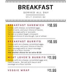 Seven Suns Coffee Express - 9/2026 menu