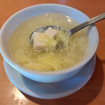 Chang Bros - Egg Drop Soup that comes with Lunch Special - Chinese Near Me - Rocklin, California