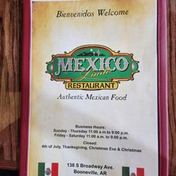 Mexico Lindo Restaurant - Address, hours, etc.