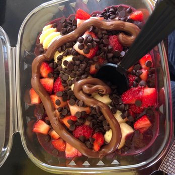 Smooth Monkey - Sweet bowl with coconuts flakes and graham crackers subbed for bananas and granola - Acai Bowls Near Me - Charlotte, North Carolina