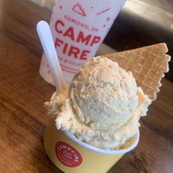 Campfire Pizza & Gelato - Dulce de Leche gelato - Pizza Near Me - Edmond, Oklahoma Campfire Pizza & Gelato - Dulce de Leche gelato - Pizza Near Me - Edmond, Oklahoma