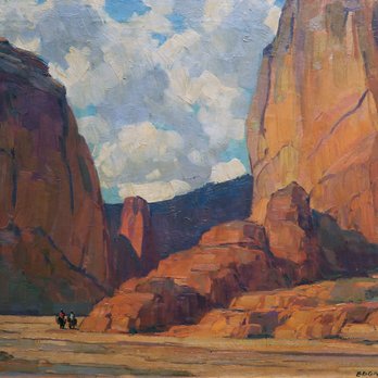 Artis—Naples - Edgar Alwin Payne; Canyon de Chelly; circa 1935; oil on canvas - Museums Near Me - Naples, Florida