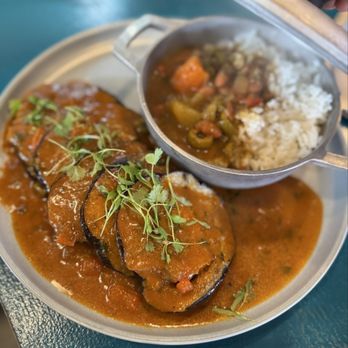 Batey Puerto Rican Gastronomy - Berenjena A La Criolla (Eggplant) - Puerto Rican Near Me - Tucson, Arizona Batey Puerto Rican Gastronomy - Berenjena A La Criolla (Eggplant) - Puerto Rican Near Me - Tucson, Arizona