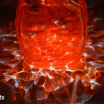 Appalachian Glass - Solar lamp (orange) - Home Decor Near Me - Weston, West Virginia Appalachian Glass - Solar lamp (orange) - Home Decor Near Me - Weston, West Virginia