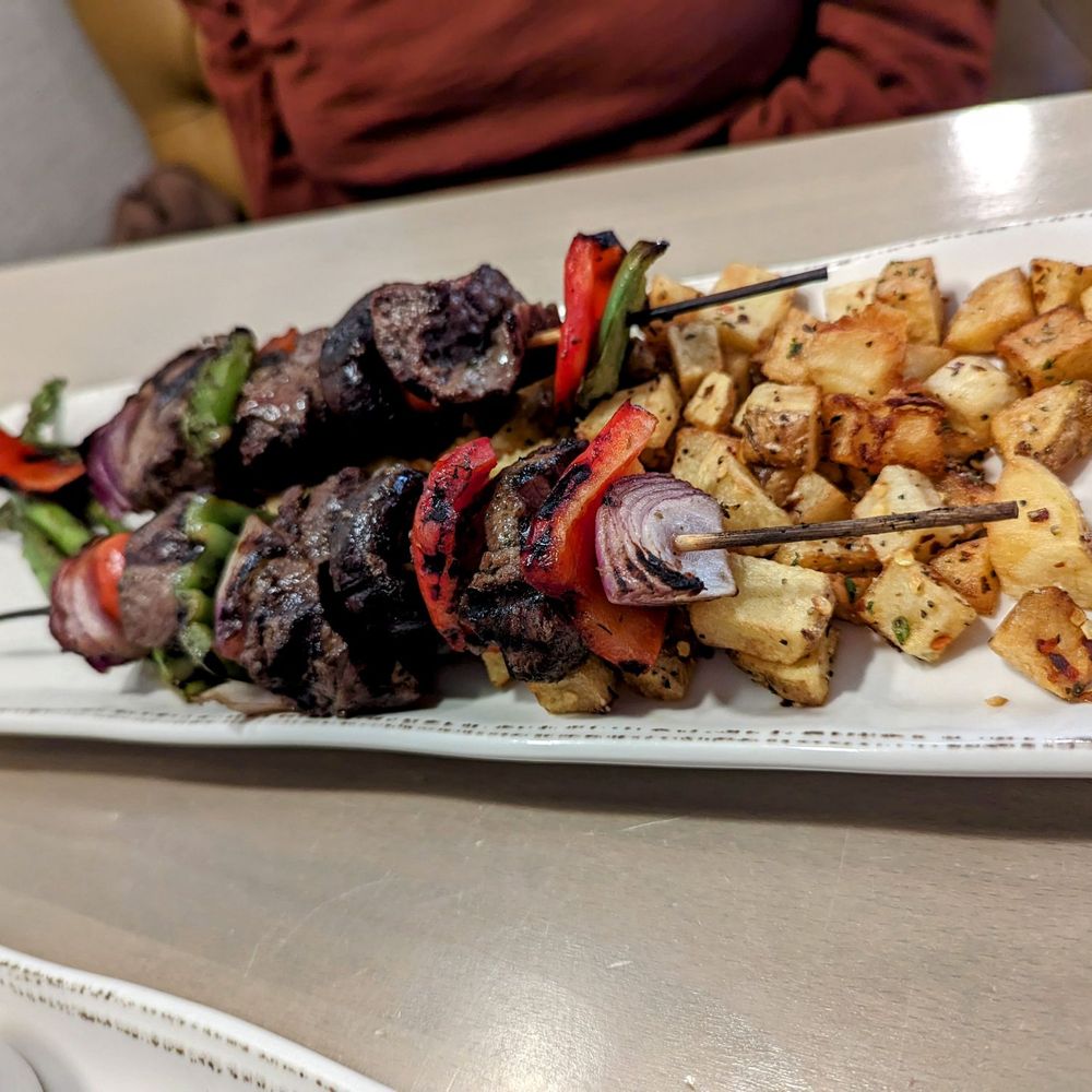 Tula's Kitchen - Beef/veggie kabobs - New American Near Me - Albuquerque, New Mexico Tula's Kitchen - Beef/veggie kabobs - New American Near Me - Albuquerque, New Mexico