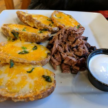 Porter's - Potato Skins with Brisket. - Salad Near Me - Springdale, Utah