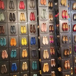 Marta Ray - An entire wall full of gorgeous leather shoes!