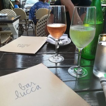 Bar Lucca - Enjoying our glasses of Rosé and Moscato. Outdoor seating. - Italian Near Me - Conshohocken, Pennsylvania Bar Lucca - Enjoying our glasses of Rosé and Moscato. Outdoor seating. - Italian Near Me - Conshohocken, Pennsylvania