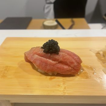 Shinzo Omakase - Ootoro with caviar - Japanese Near Me - New York, New York Shinzo Omakase - Ootoro with caviar - Japanese Near Me - New York, New York