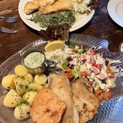 Zur Kogge - Fischplatte und Fisch mit Spinat