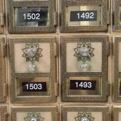 US Post Office - Combination mailboxes available for rent