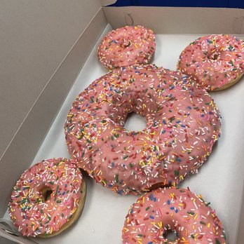 Simone's Donuts - 8.5 inch Birthday Donut! So good! - Donuts Near Me - Long Beach, California