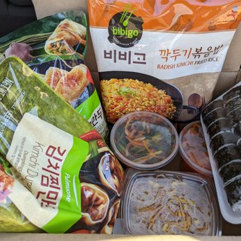 Korea Mart - Assorted kimchi's and goodies - International Grocery Near Me - Fresno, California