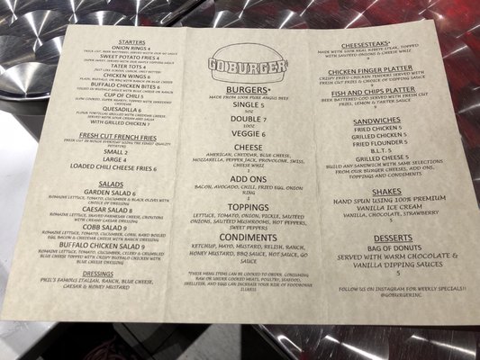 Menu photo 3 Go Burger Mount Sinai, NY