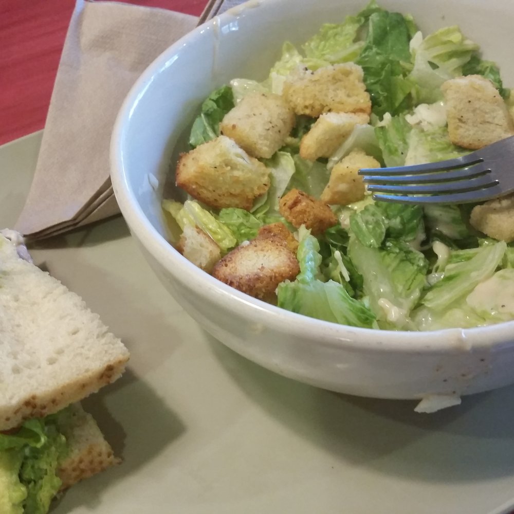 Panera Bread - You pick two: Cesar salad and roasted tukrkey and avocado sandwich - Sandwiches Near Me - Northridge, California