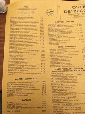Menu photo 4 Osteria de' Peccatori Florence, FI Menu photo 4 Osteria de' Peccatori Florence, FI