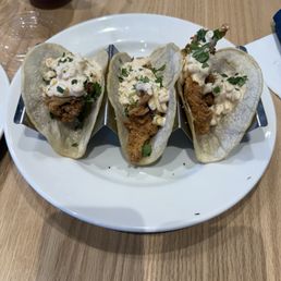 Fried Chicken Tacos