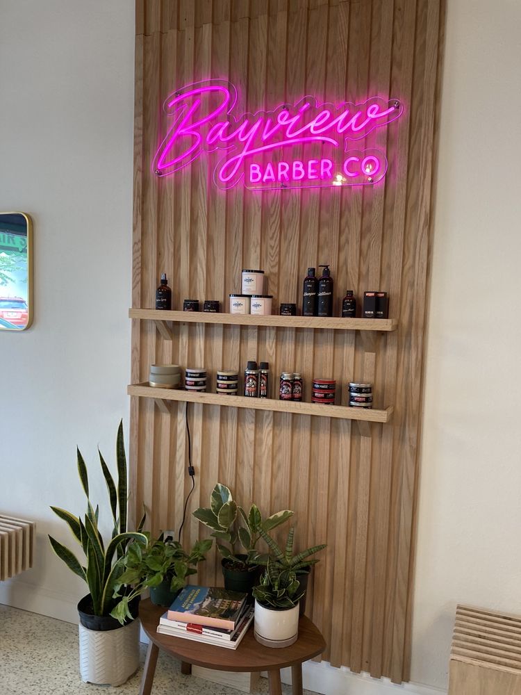 Bayview Barber Logo