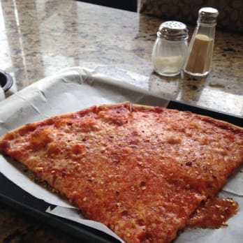 Amore Pizzeria - Nice big slice but the crust was not crusty and it needed more sauce. - Pizza Near Me - Flushing, New York