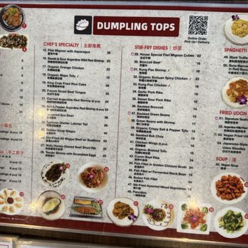 Dumpling Tops - Menu - Asian Fusion Near Me - South Pasadena, California