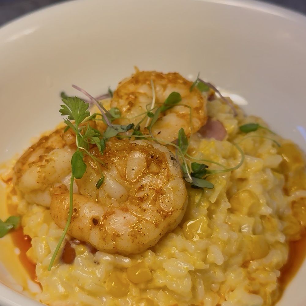 Cham Gastropub - Shrimp risotto - video review on ig: @waydirtydiet - Korean Near Me - Los Angeles, California Cham Gastropub - Shrimp risotto - video review on ig: @waydirtydiet - Korean Near Me - Los Angeles, California
