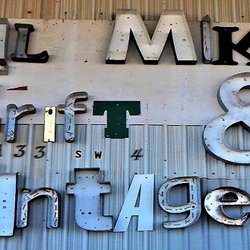 Lil' Mike's Thrift and Vintage - Front of building with our address.