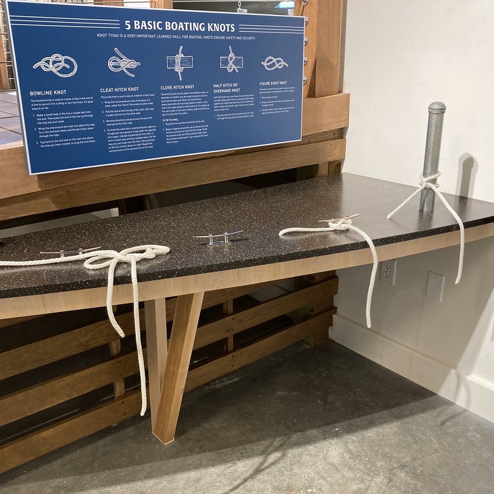 Currituck Maritime Museum - Nautical knots - one of many interactive exhibits. - Museums Near Me - Corolla, North Carolina