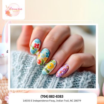 Blooming Nails - Let your nails bloom with soft colors and cheerful details this Easter Book today and refresh your look! - Nail Salons Near Me - Indian Trail, North Carolina Blooming Nails - Let your nails bloom with soft colors and cheerful details this Easter Book today and refresh your look! - Nail Salons Near Me - Indian Trail, North Carolina