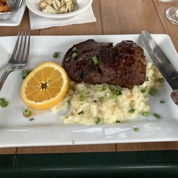 Pine Lodge Steakhouse - Filet with parmesan risotto (special on the menu) - Steakhouses Near Me - McHenry, Maryland