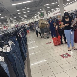 Lines all the way to the back