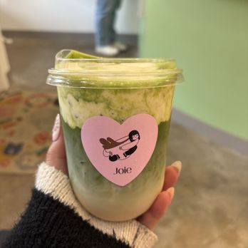 Joie COFFEE - Earl grey matcha with macadamia nut - Coffee & Tea Near Me - Seattle, Washington Joie COFFEE - Earl grey matcha with macadamia nut - Coffee & Tea Near Me - Seattle, Washington